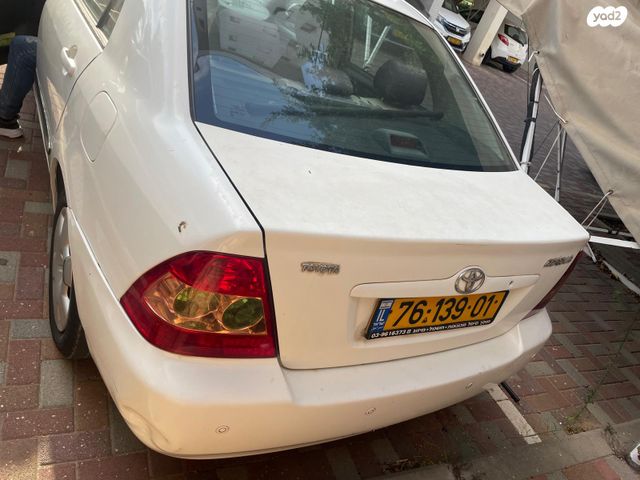 מודעת רכב טויוטה קורולה