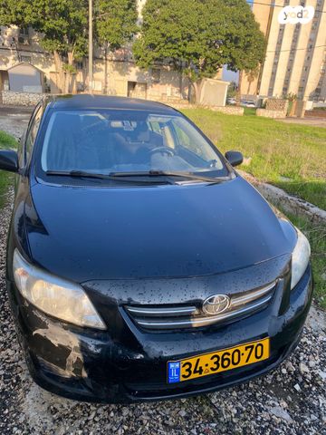 מודעת רכב טויוטה קורולה