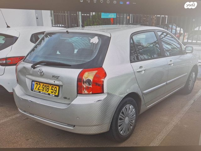 מודעת רכב טויוטה קורולה