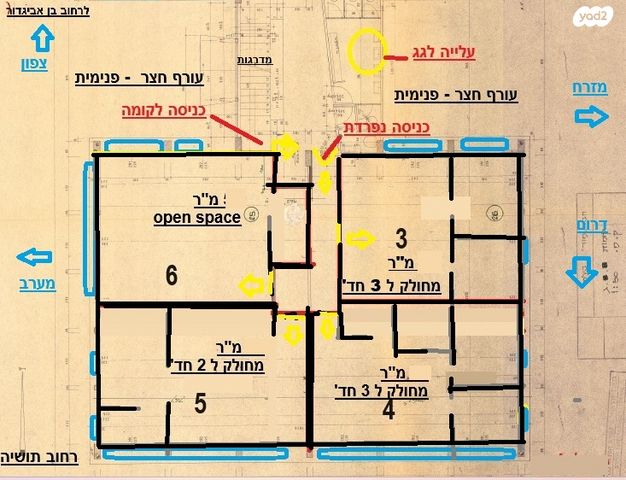 סטודיו, בן אביגדור 16, מונטיפיורי, הרכבת, תל אביב יפו