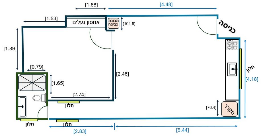 יחידת דיור, אריות הגולן 9, רמת אמיר, קדימה צורן