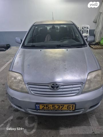 מודעת רכב טויוטה קורולה