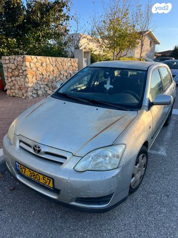 מודעת רכב טויוטה קורולה
