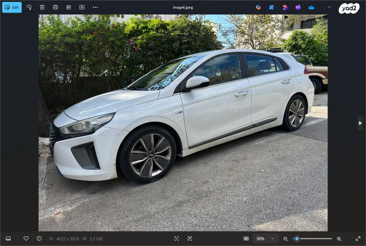 מודעת רכב יונדאי איוניק