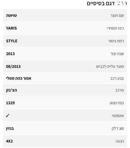 טויוטה יאריס