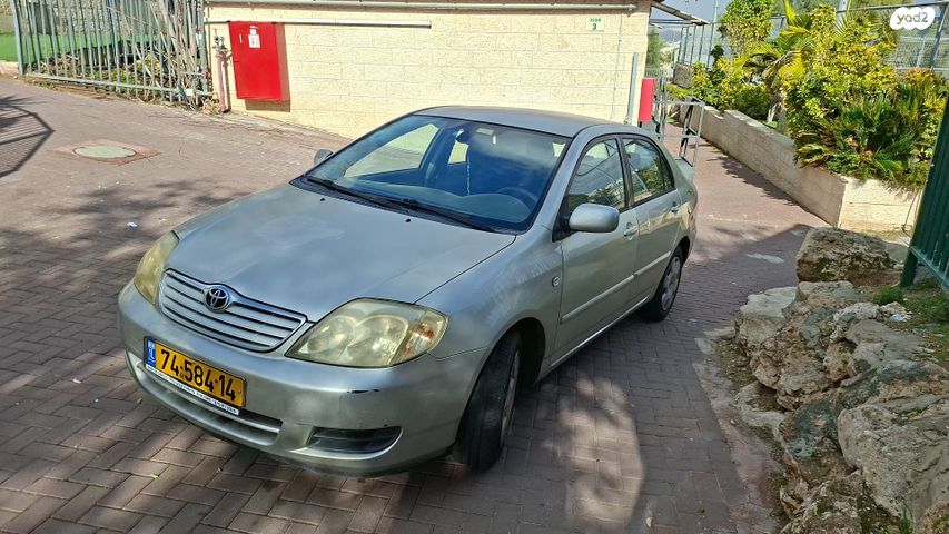 מודעת רכב טויוטה קורולה