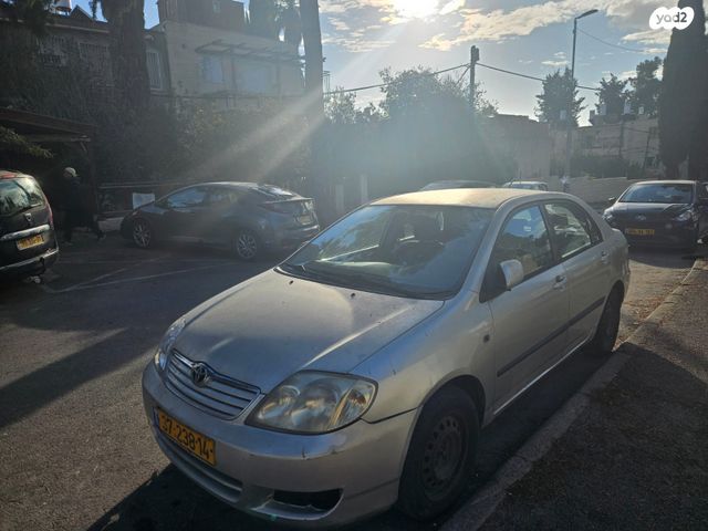 מודעת רכב טויוטה קורולה