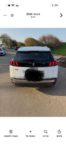 מודעת רכב פיג'ו 3008