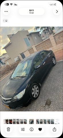 מודעת רכב הונדה סיוויק