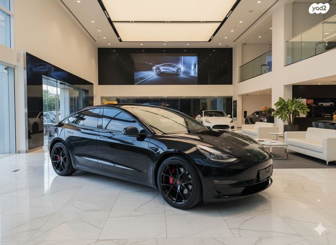 מודעת רכב טסלה מודל 3