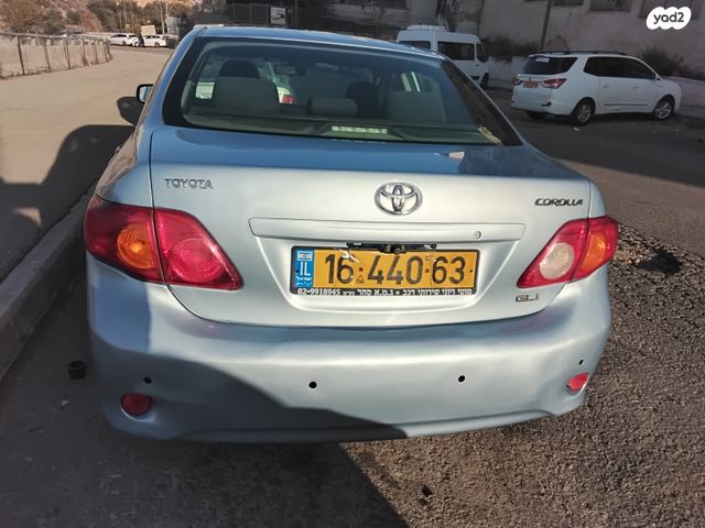 מודעת רכב טויוטה קורולה