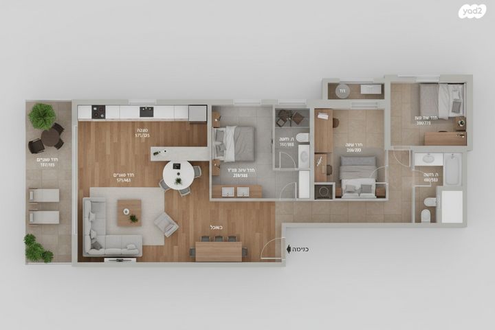 דירה, דרך בן גוריון 93, דרום מערב ותיק, בת ים