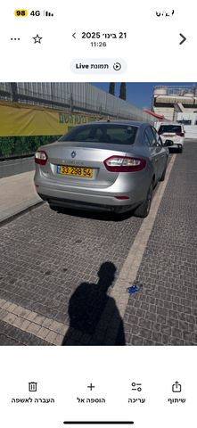 מודעת רכב רנו פלואנס