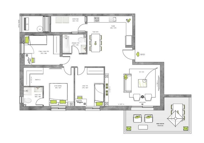 דירה, חרמון 16, בית בפארק ,פרדס בחסכון, אור יהודה