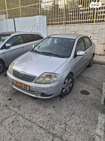מודעת רכב טויוטה קורולה