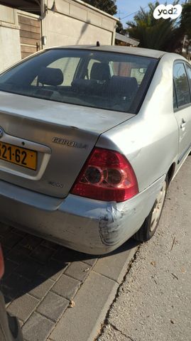 מודעת רכב טויוטה קורולה