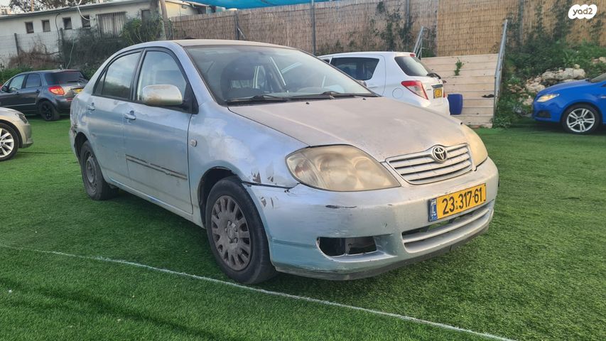 מודעת רכב טויוטה קורולה