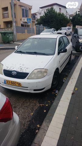 מודעת רכב טויוטה קורולה