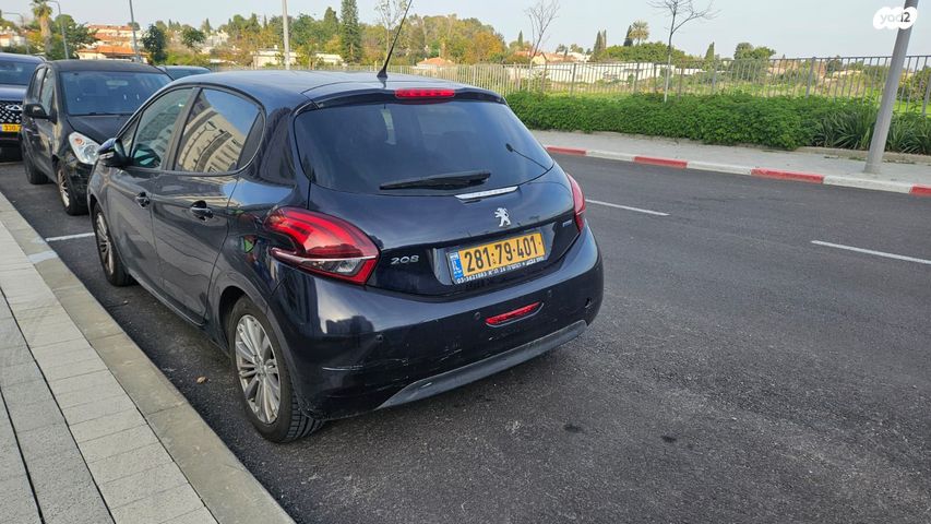 מודעת רכב פיג'ו 208