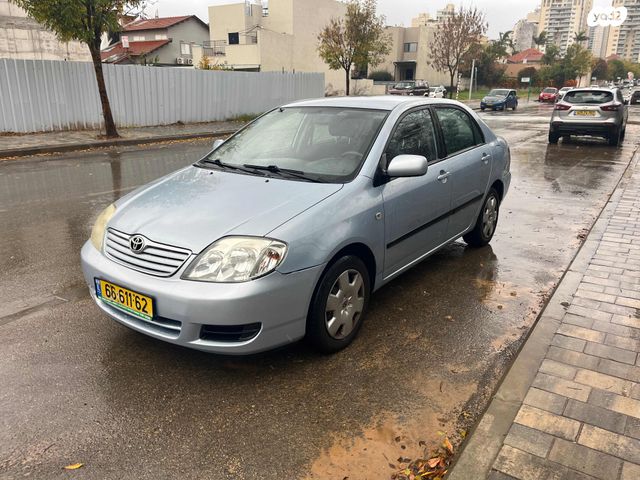 מודעת רכב טויוטה קורולה