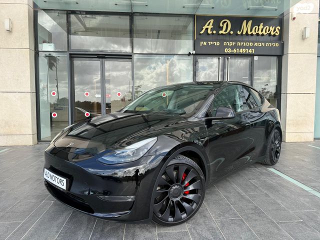 מודעת רכב טסלה מודל Y