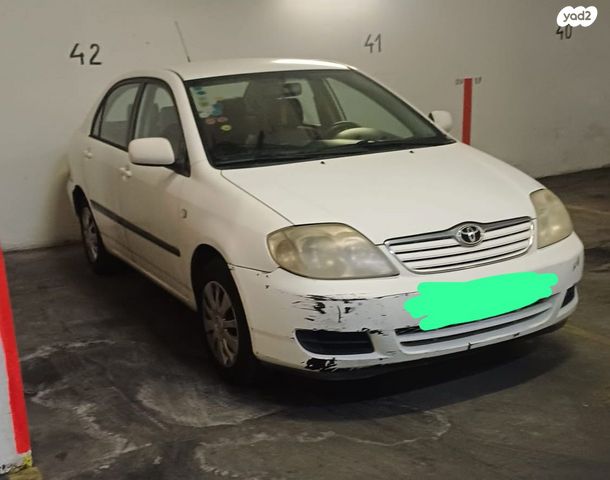 מודעת רכב טויוטה קורולה