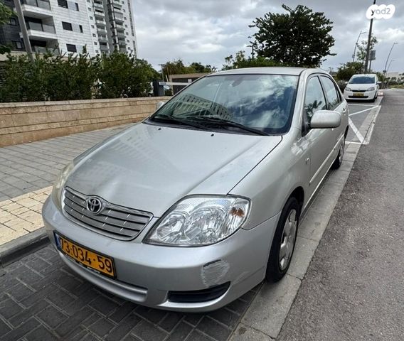 מודעת רכב טויוטה קורולה