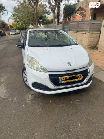 מודעת רכב פיג'ו 208