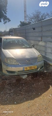 מודעת רכב טויוטה קורולה