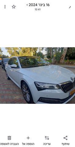 מודעת רכב סקודה סופרב