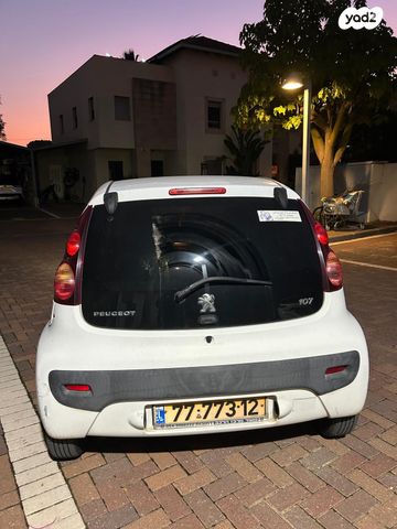 מודעת רכב פיג'ו 107