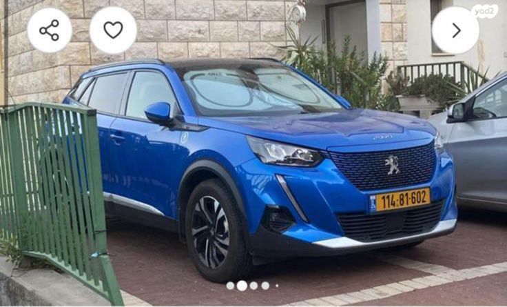 מודעת רכב פיג'ו 2008