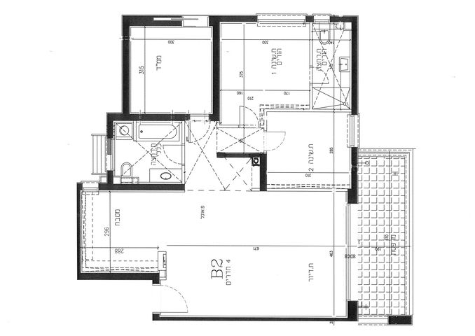 דירה, יעקב פיכמן 5, קרית אילון, חולון