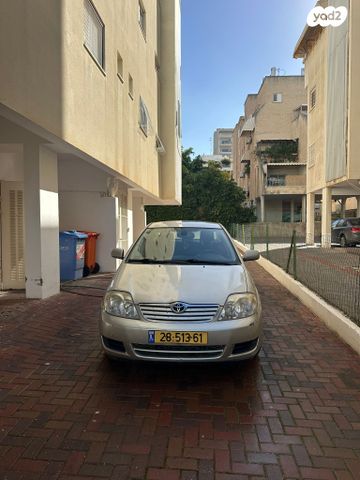 מודעת רכב טויוטה קורולה