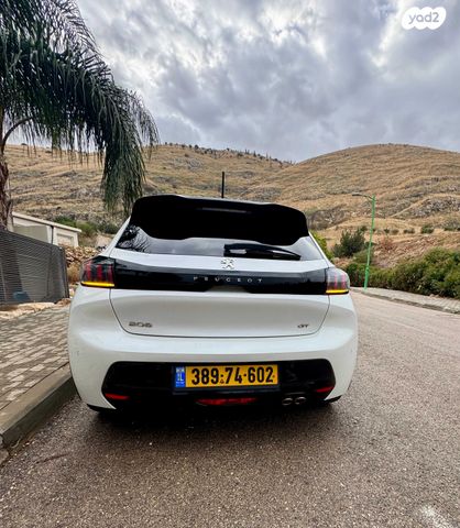 מודעת רכב פיג'ו 208