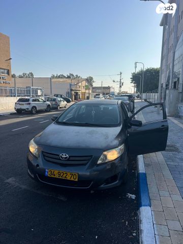 מודעת רכב טויוטה קורולה