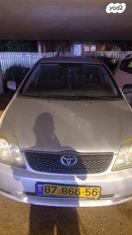 מודעת רכב טויוטה קורולה