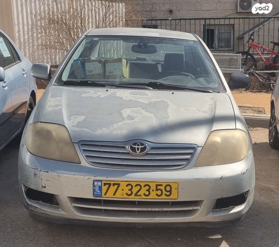 מודעת רכב טויוטה קורולה