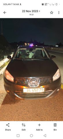 מודעת רכב ניסאן קשקאי