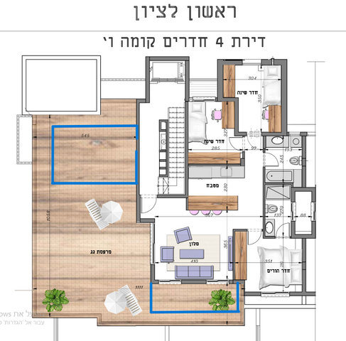 גג/ פנטהאוז, מניה שוחט, רמז, מערב ותיק, ראשון לציון