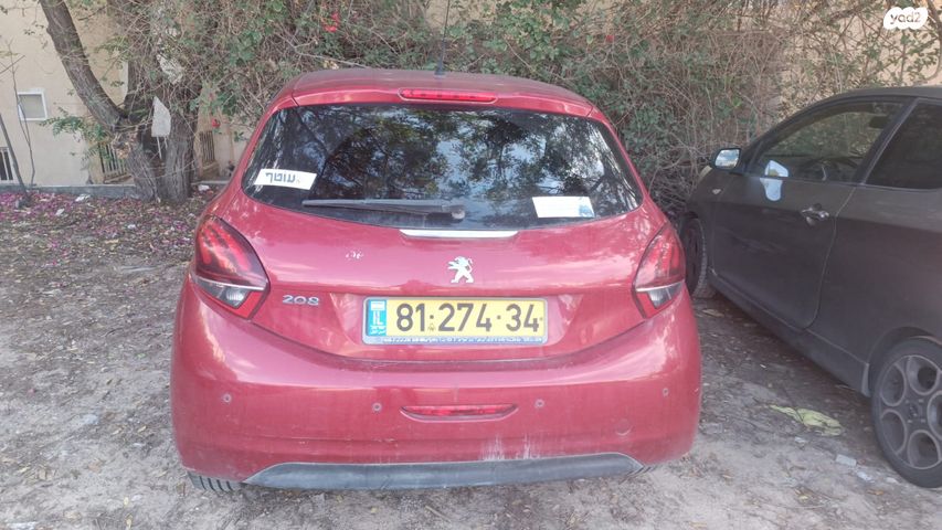 מודעת רכב פיג'ו 208
