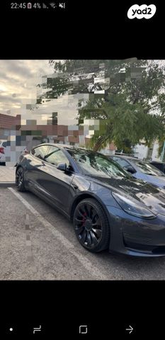 מודעת רכב טסלה מודל 3
