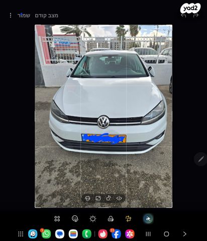 מודעת רכב פולקסווגן גולף