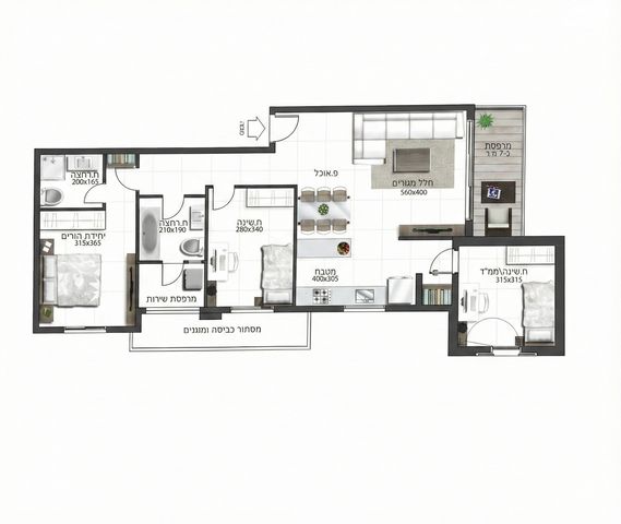 דירה, אורלנסקי 32, מחנה יהודה, פתח תקווה