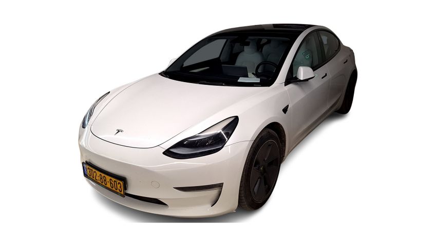 מודעת רכב טסלה מודל 3