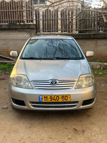 מודעת רכב טויוטה קורולה