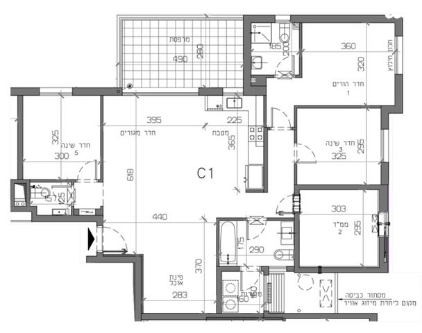 דירה, דרך הפארק 18, קרית השרון, נתניה