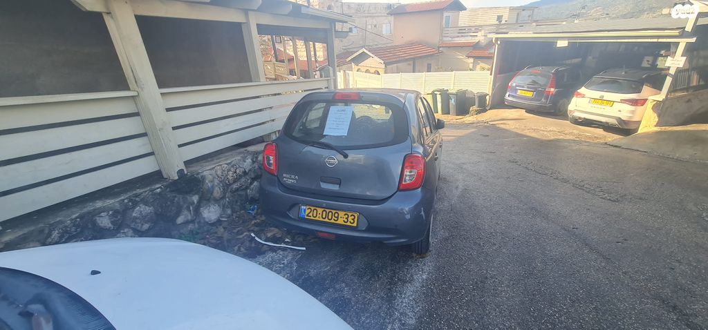 מודעת רכב ניסאן מיקרה