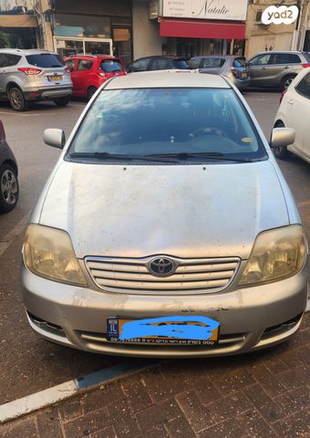 מודעת רכב טויוטה קורולה