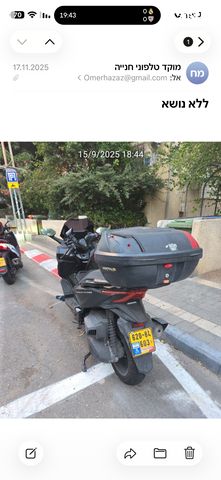 מודעת רכב הונדה פורזה 350